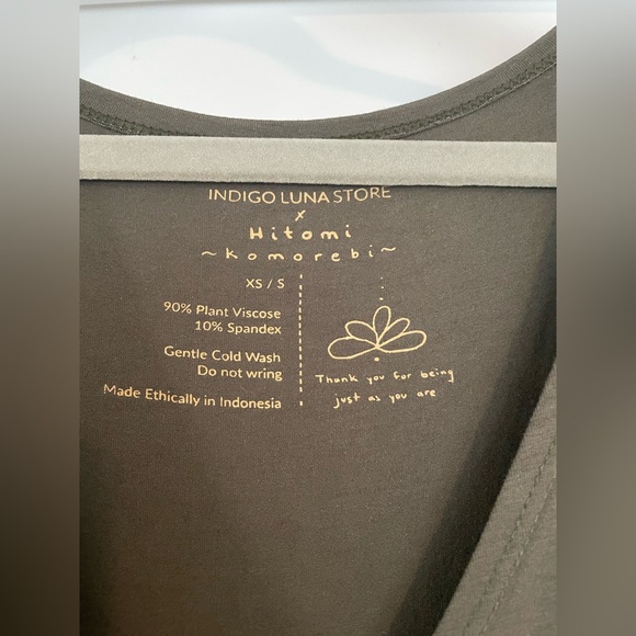 INDIGO LUNA CARIÑO DRESS IN GREEN XS/S - Picture 6 of 7